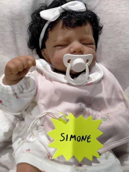 SIMONE By Joanna Kazmierczak reborn doll girl Weight 3.5lbs 1.6kgs 15" 38cm