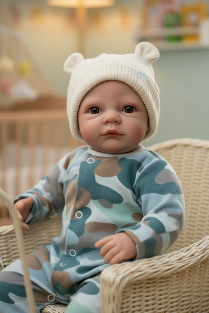 FRANK Charming reborn doll Boy Professionally weighted 5 lbs 2.3kgs 18" 46cm