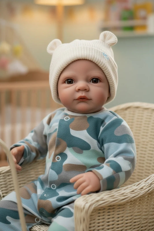 FRANK Charming reborn doll Boy Professionally weighted 5 lbs 2.3kgs 18" 46cm