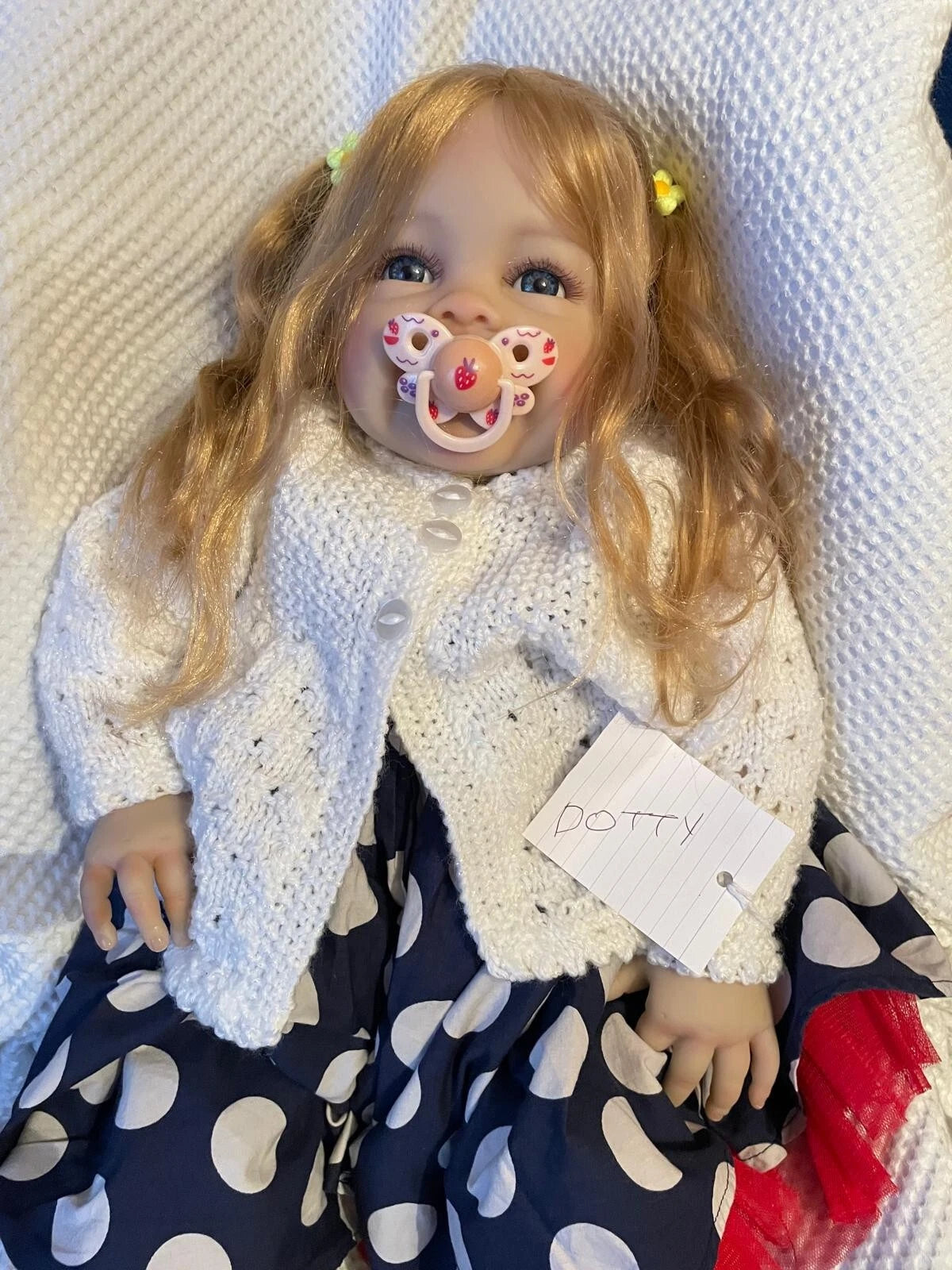 DOTTY Beautiful Chunky reborn Doll girl Professionally weighted to 9.88 lbs 23"