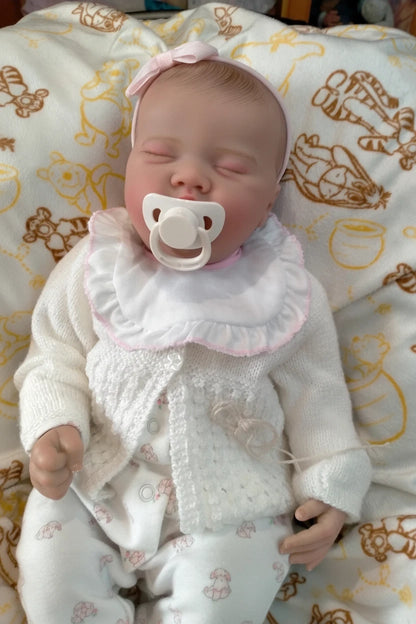 ESME Beautiful reborn doll girl. Nicely Weighted to 5.4lbs 2.5kgs 19" 48cm