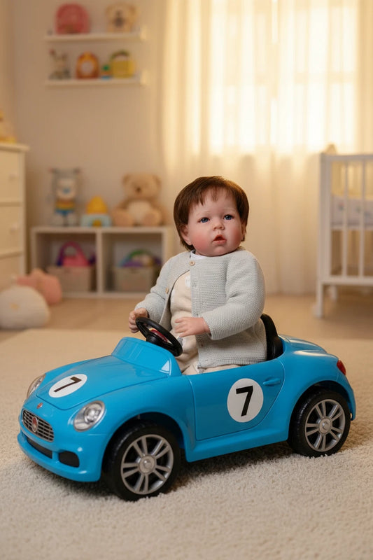 FLYN Cute reborn Doll boy Professionally weighted to 7.6 lbs 22" 56cm