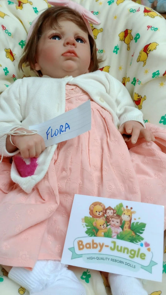 FLORA Reborn doll Cameron By Laura Tuzio Ross Weight 7.5lbs 3.4kgs 19" 48cm