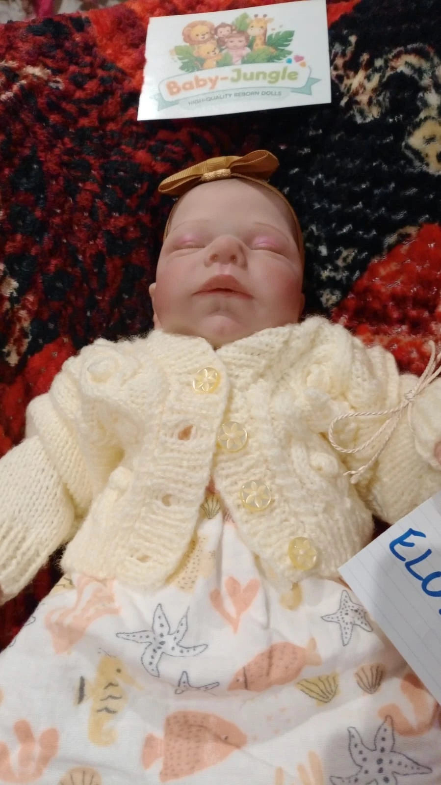 ELOISE Reborn doll girl. Professionally weighted to 4lbs 1.8kgs 15" 38cm Miley by Cassie Brace
