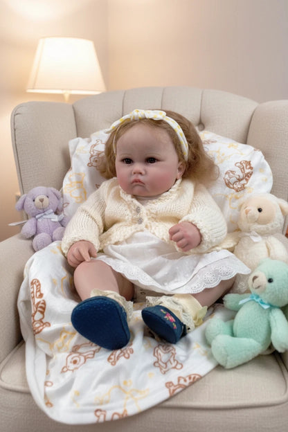 GIGI reborn girl Doll professionally weighted 8lbs 23"