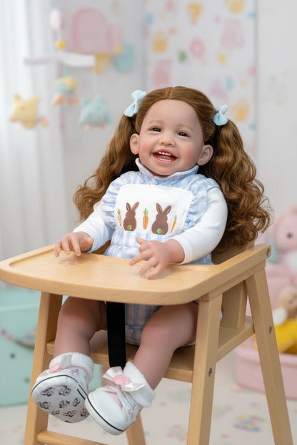 SIENNA Beautiful reborn doll girl. Nicely Weighted to 6.2lbs 2.8kgs 22" 56cm