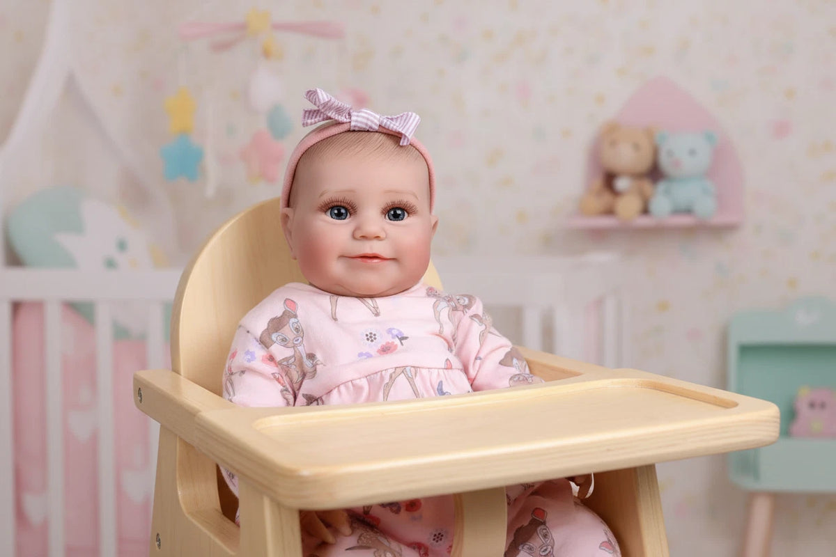 MAYA Reborn doll girl. Professionally weighted to 4.5lbs 2.1kgs 17" 43cm