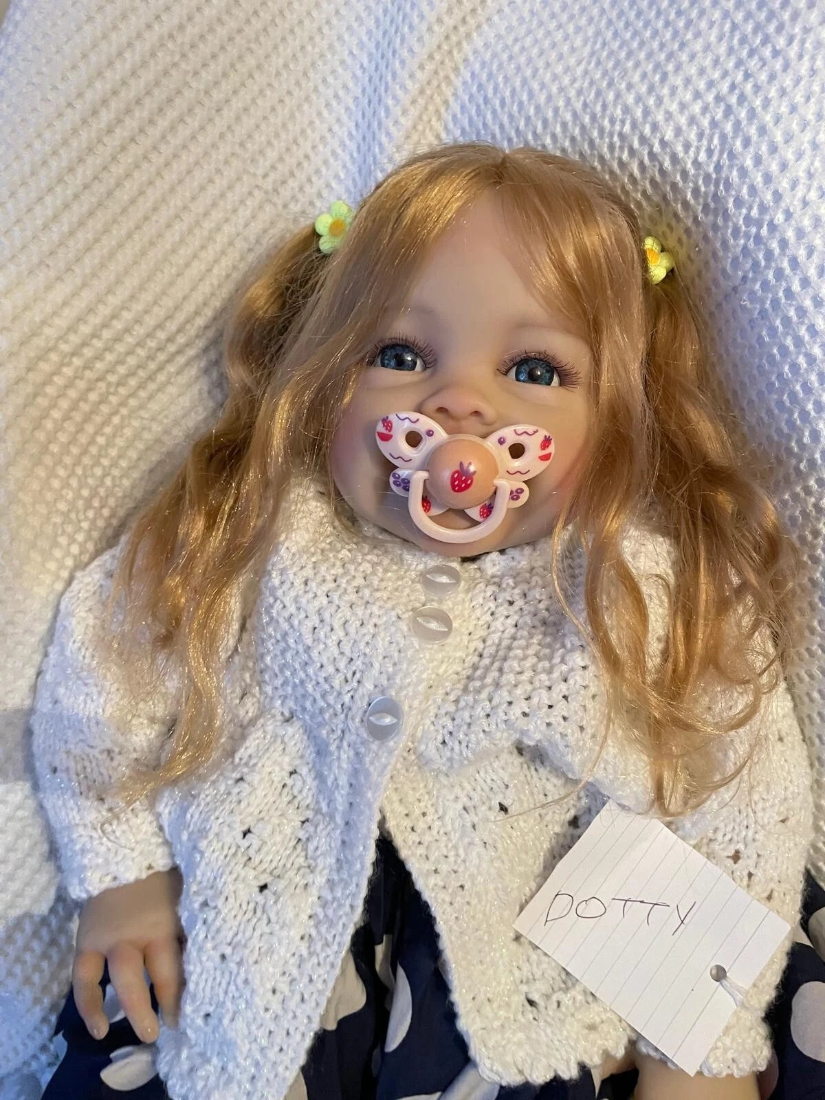 DOTTY Beautiful Chunky reborn Doll girl Professionally weighted to 9.88 lbs 23"