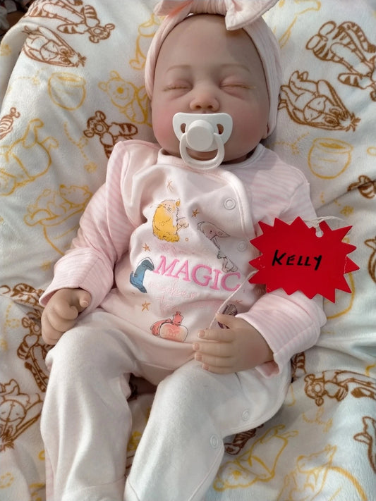 KELLY Beautiful reborn doll girl. Nicely Weighted to 5.4lbs 2.5kgs 20" 51cm