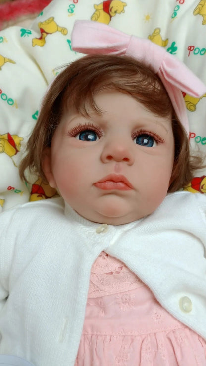 FLORA Reborn doll Cameron By Laura Tuzio Ross Weight 7.5lbs 3.4kgs 19" 48cm