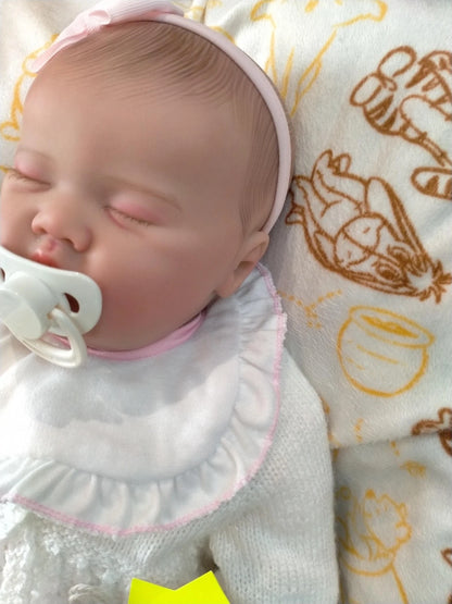ESME Beautiful reborn doll girl. Nicely Weighted to 5.4lbs 2.5kgs 19" 48cm