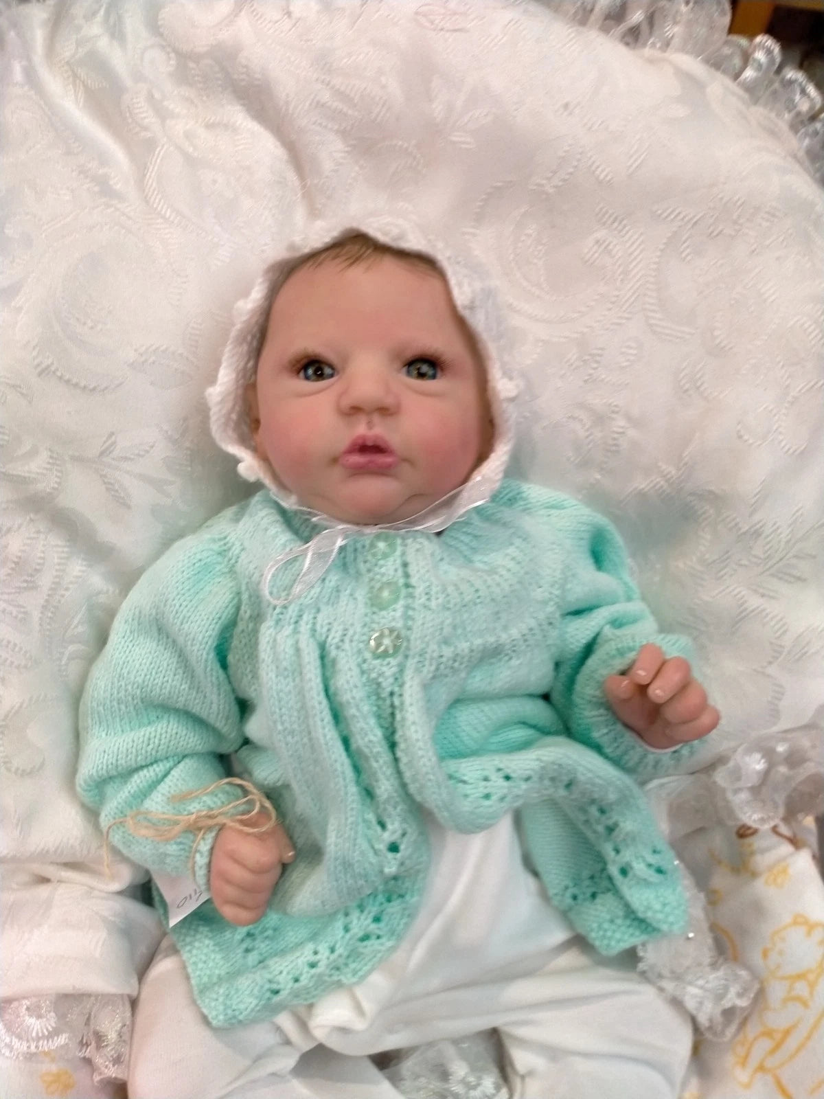 JULIA Beautiful reborn girl professionally weighted to 5.94 lbs 19"