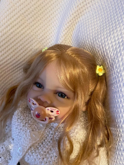 DOTTY Beautiful Chunky reborn Doll girl Professionally weighted to 9.88 lbs 23"