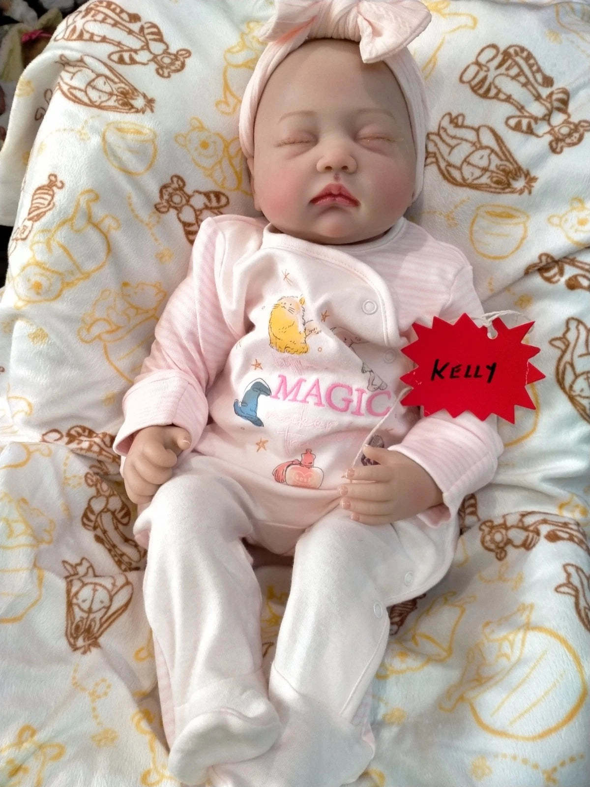 KELLY Beautiful reborn doll girl. Nicely Weighted to 5.4lbs 2.5kgs 20" 51cm