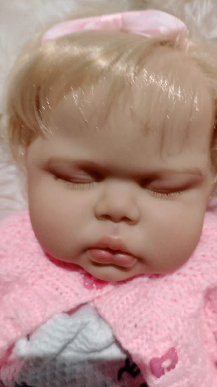 KATIE Beautiful New reborn doll Girl asleep weight 5.94 lbs 2.7kgs 19" 48cm