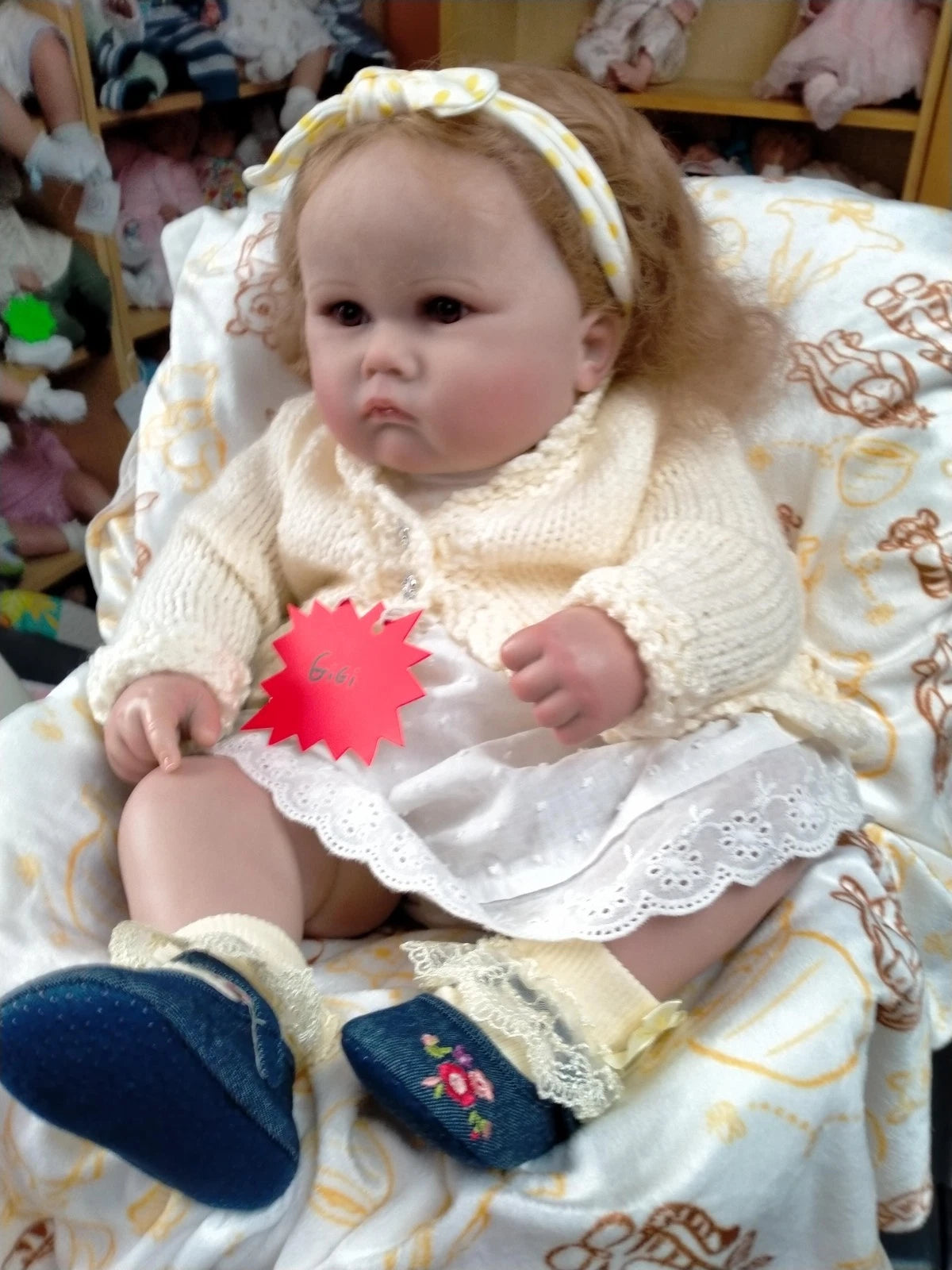 GIGI reborn girl Doll professionally weighted 8lbs 23"