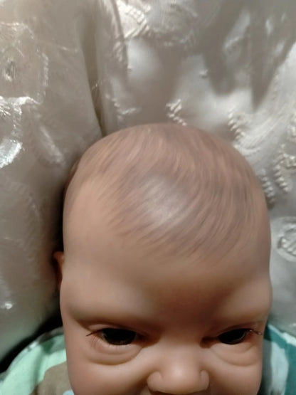 FRANK Charming reborn doll Boy Professionally weighted 5 lbs 2.3kgs 18" 46cm