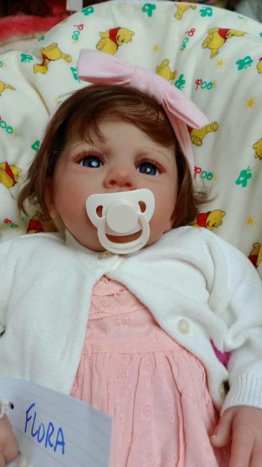 FLORA Reborn doll Cameron By Laura Tuzio Ross Weight 7.5lbs 3.4kgs 19" 48cm