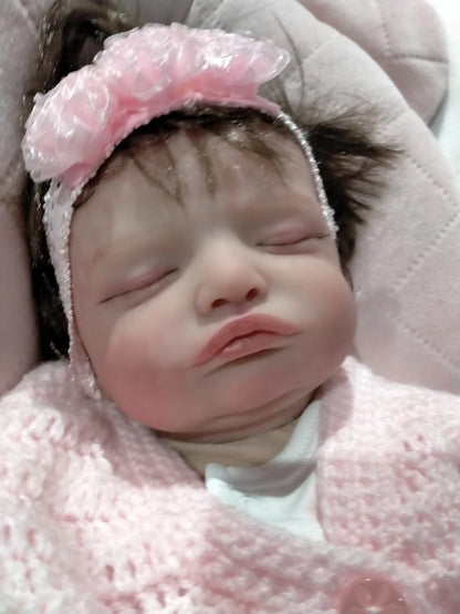 FAITH Sweet reborn doll girl Professionally weighted 4.2lbs 1.9kgs 16" 41cm