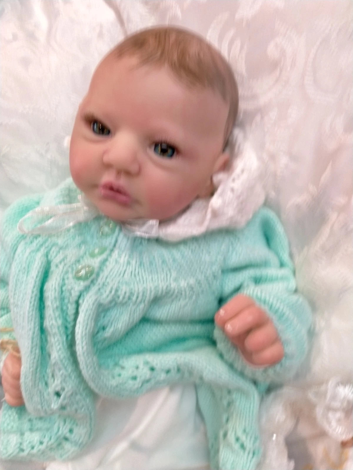 JULIA Beautiful reborn girl professionally weighted to 5.94 lbs 19"