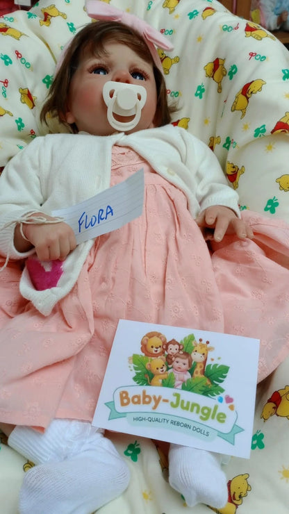FLORA Reborn doll Cameron By Laura Tuzio Ross Weight 7.5lbs 3.4kgs 19" 48cm