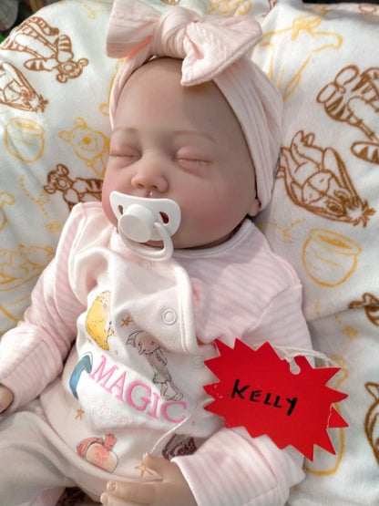 KELLY Beautiful reborn doll girl. Nicely Weighted to 5.4lbs 2.5kgs 20" 51cm