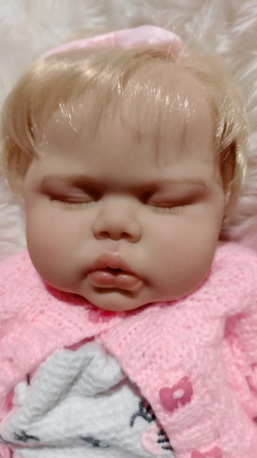 KATIE Beautiful New reborn doll Girl asleep weight 5.94 lbs 2.7kgs 19" 48cm