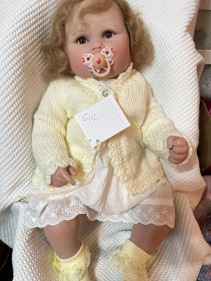GIGI reborn girl Doll professionally weighted 8lbs 23"