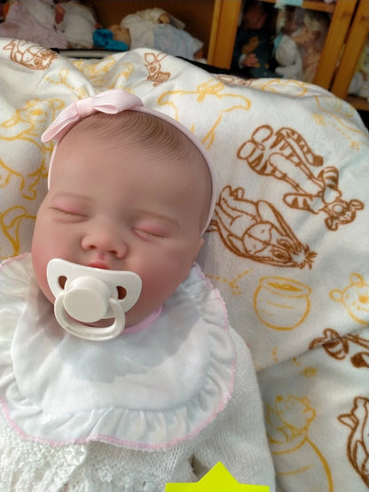 ESME Beautiful reborn doll girl. Nicely Weighted to 5.4lbs 2.5kgs 19" 48cm