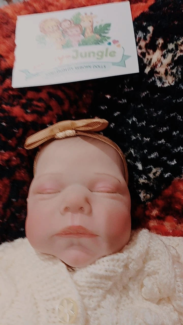 ELOISE Reborn doll girl. Professionally weighted to 4lbs 1.8kgs 15" 38cm Miley by Cassie Brace