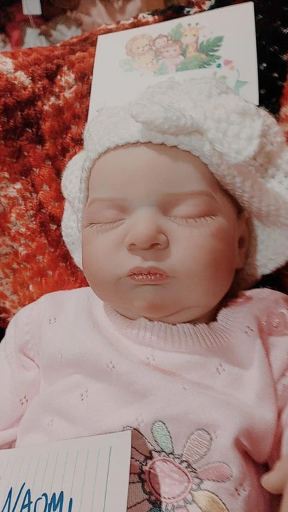 NAOMI Pretty reborn doll girl. Nicely weighted to 5.8lbs 2.6kgs 20" 51cm