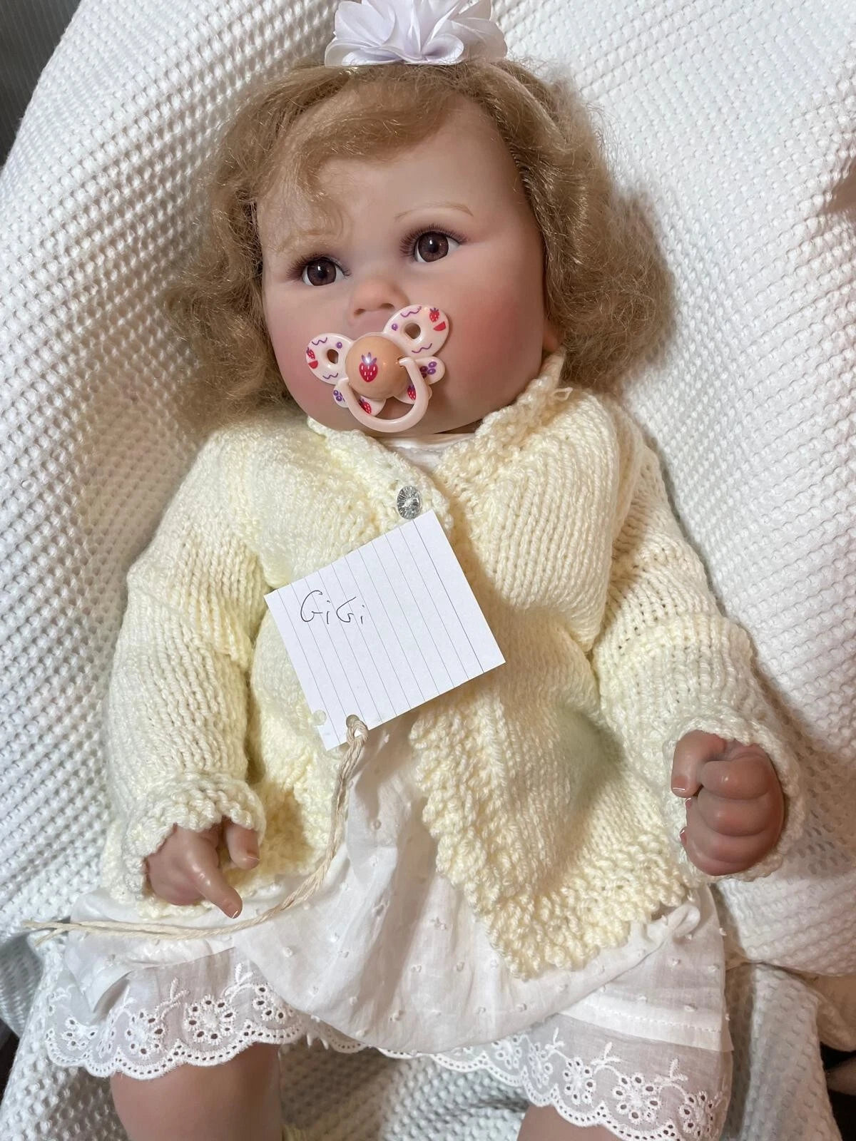 GIGI reborn girl Doll professionally weighted 8lbs 23"