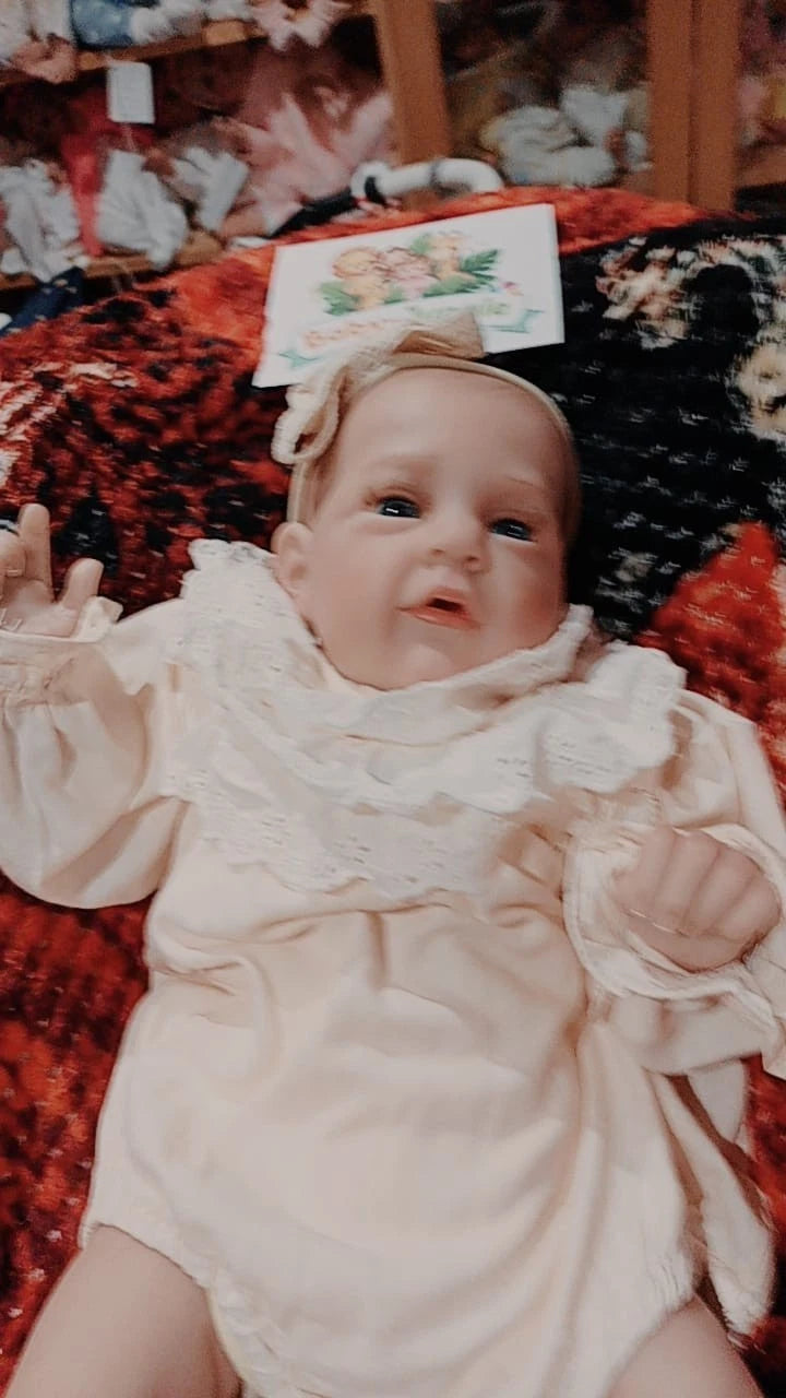 NADIA Reborn doll girl. Professionally weighted to 5.3lbs 2.4kgs 19" 48cm