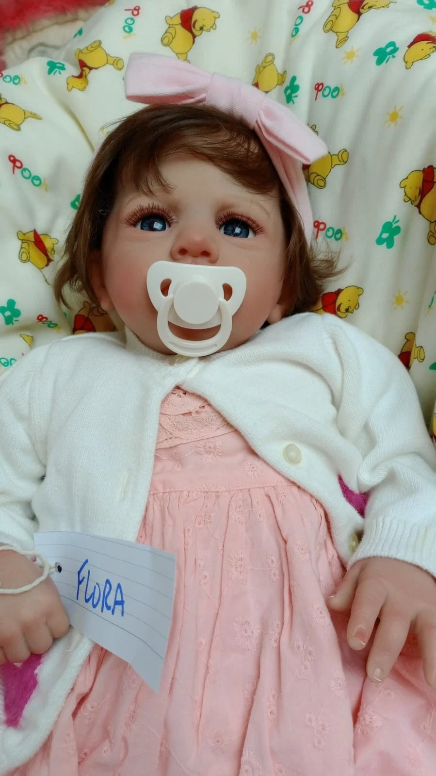FLORA Reborn doll Cameron By Laura Tuzio Ross Weight 7.5lbs 3.4kgs 19" 48cm