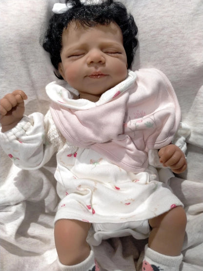 SIMONE By Joanna Kazmierczak reborn doll girl Weight 3.5lbs 1.6kgs 15" 38cm