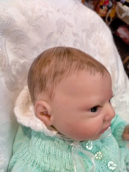 JULIA Beautiful reborn girl professionally weighted to 5.94 lbs 19"