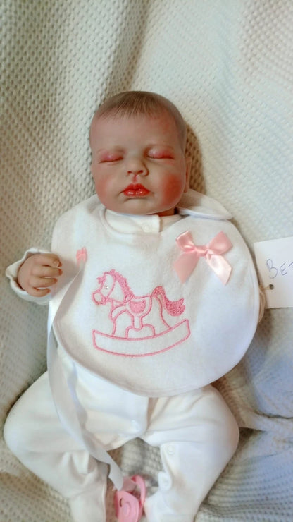 BETTY Stunning reborn baby girl Professionally weighted to 4.18lbs 18" 46cm