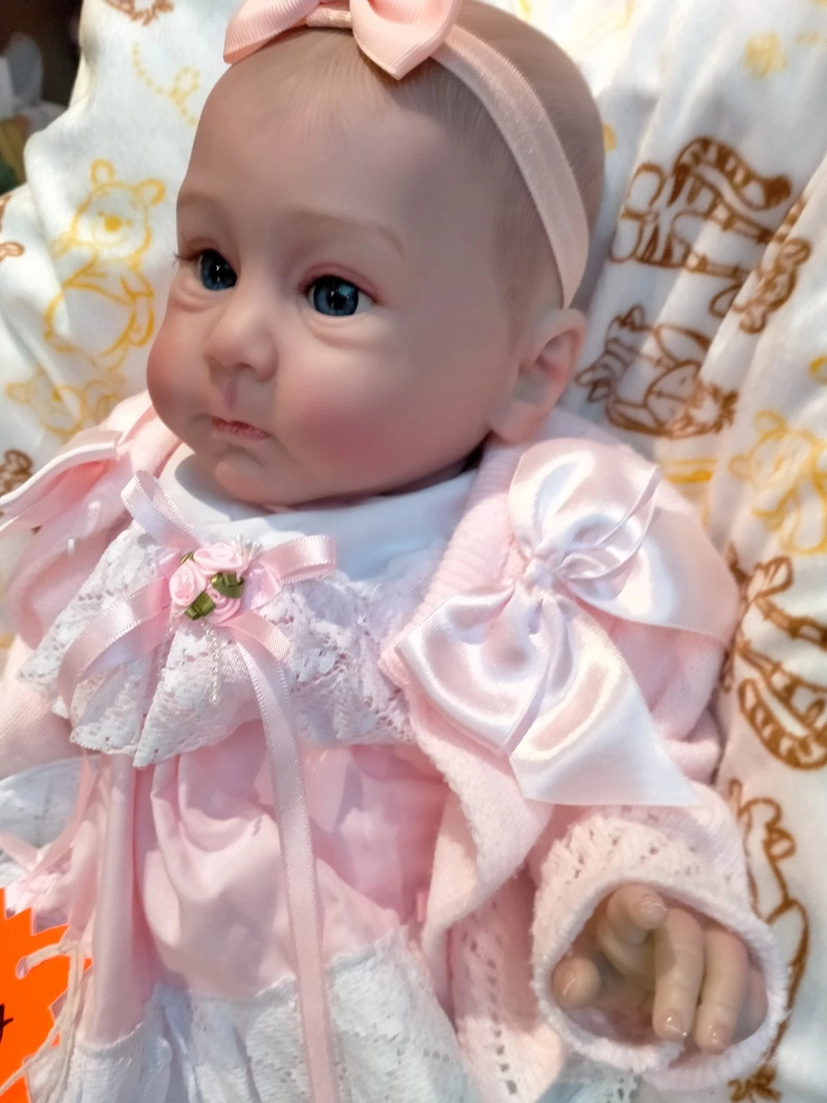 LYNDA By Andrea Ricello reborn doll girl. Weighted to 6.2lbs 2.8kgs 20" 51cm