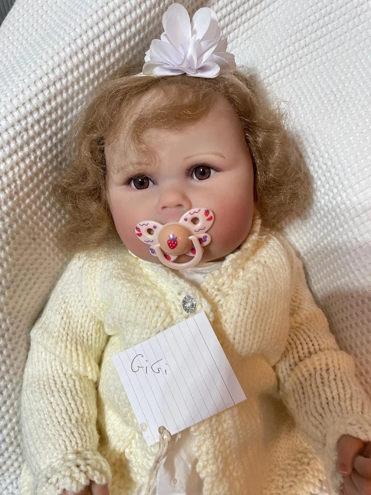 GIGI reborn girl Doll professionally weighted 8lbs 23"
