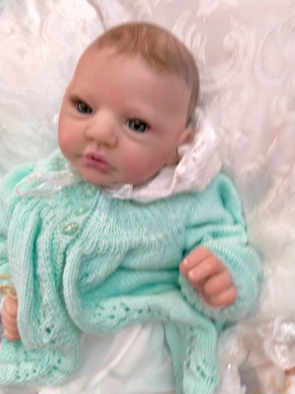 JULIA Beautiful reborn girl professionally weighted to 5.94 lbs 19"