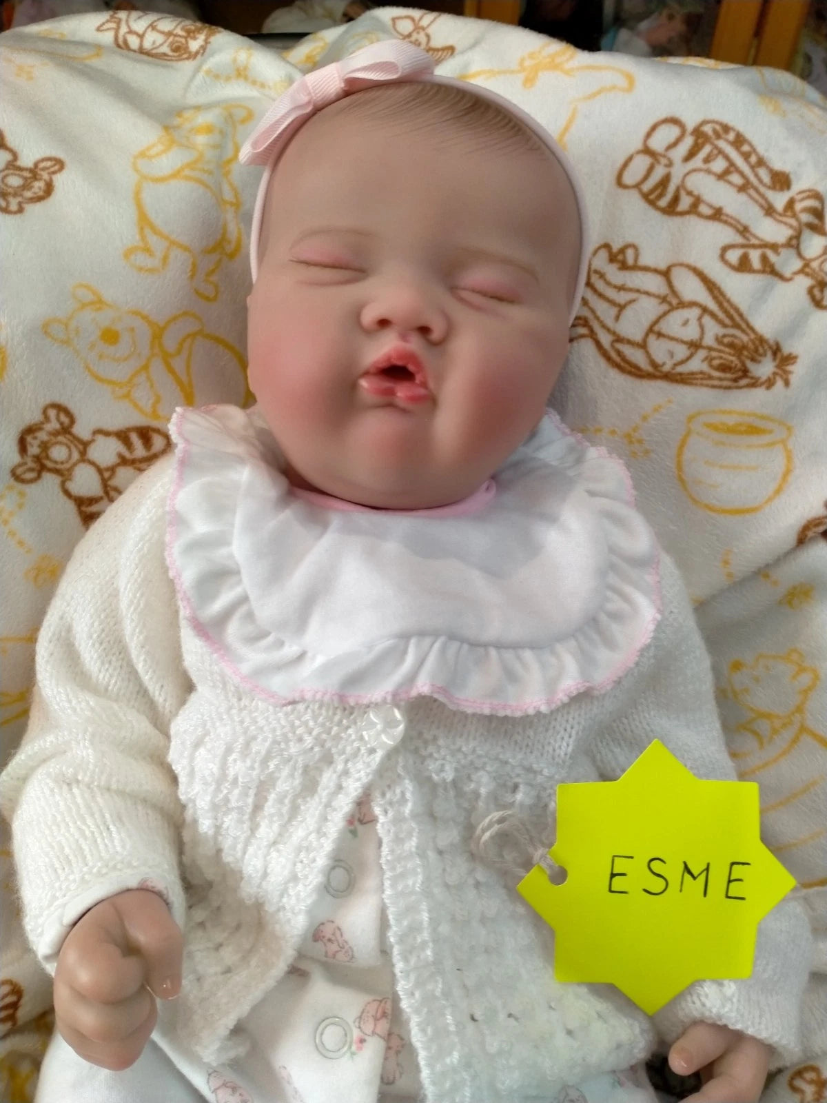 ESME Beautiful reborn doll girl. Nicely Weighted to 5.4lbs 2.5kgs 19" 48cm
