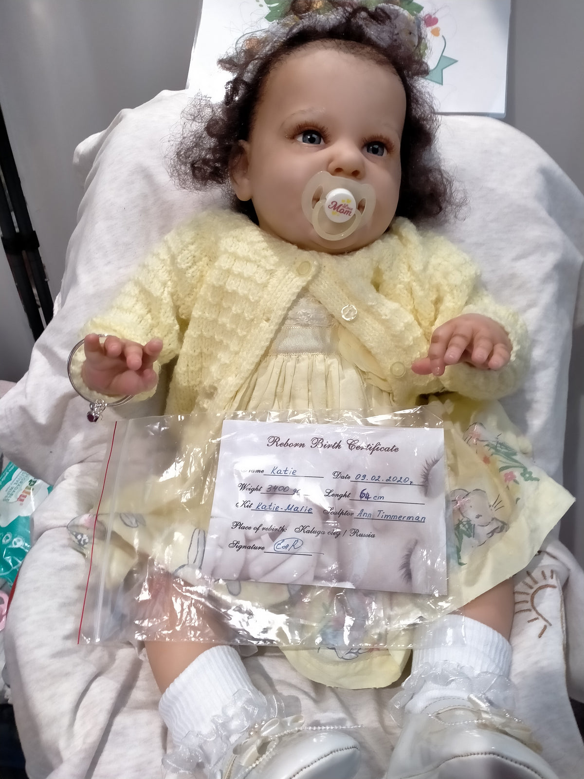 KATIE-MARIE ❤️By Ann Timmerman Professionally weighted 7.5lbs 3.4kgs 26" 64cm  Painted by Elena Rogacheva