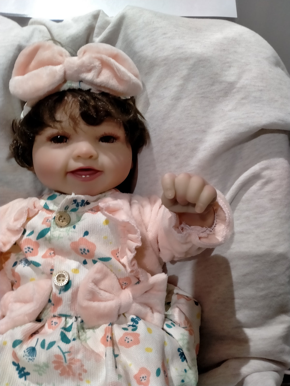 CANDICE❤️Beautiful reborn doll girl. SPECIAL OFFER PRICE £85 Doll 17" 4.6lbs
