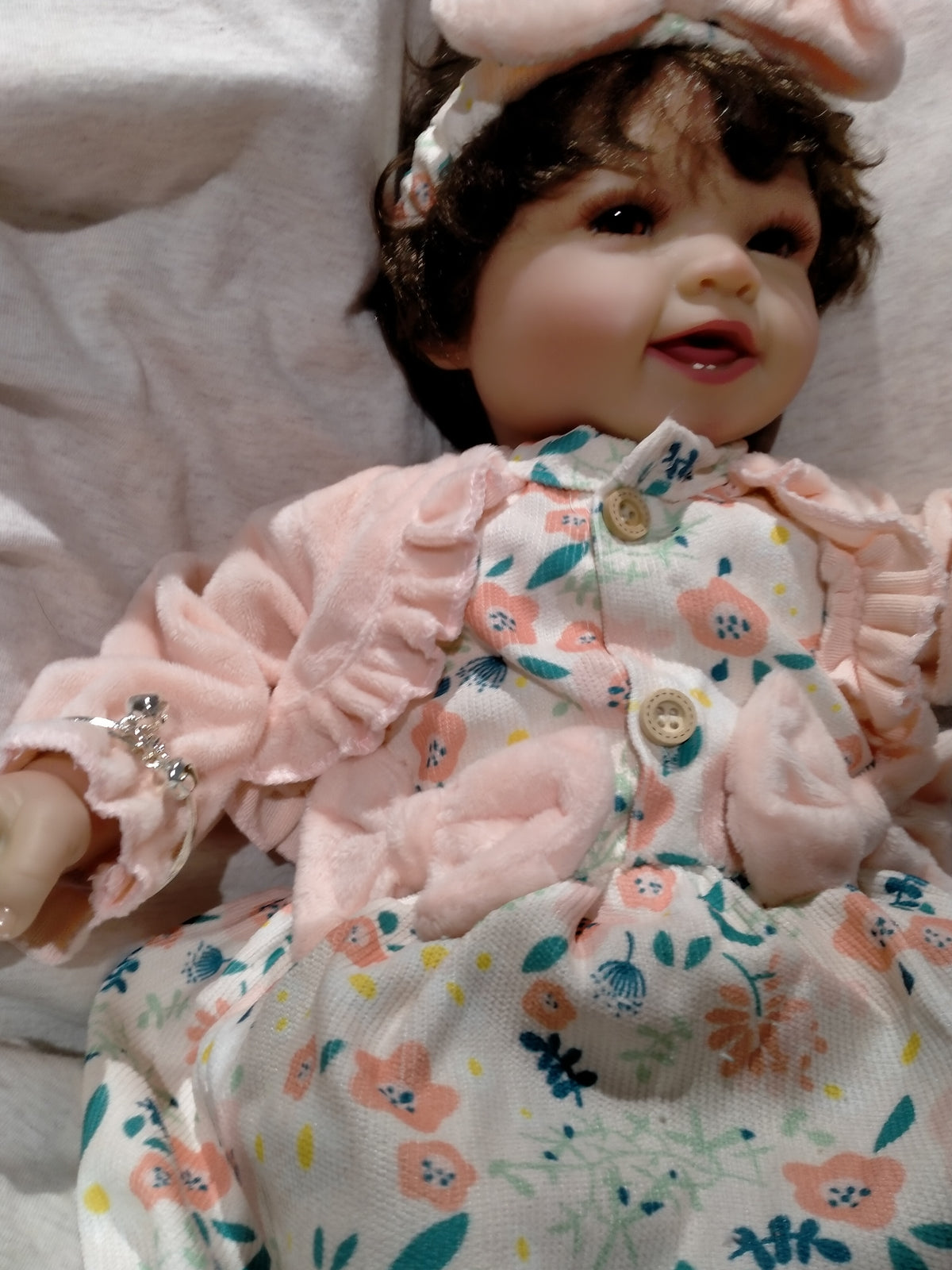 CANDICE❤️Beautiful reborn doll girl. SPECIAL OFFER PRICE £85 Doll 17" 4.6lbs