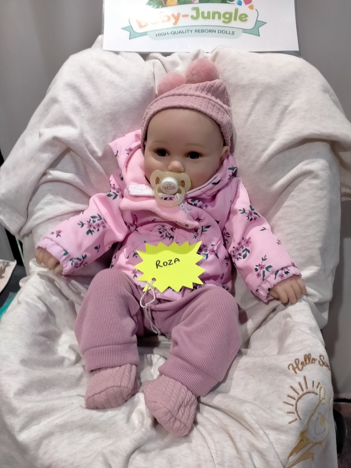 ROZA Beautiful reborn doll girl. Nicely Weighted to 6lbs 2.7kgs 18" 46cm - Default Title