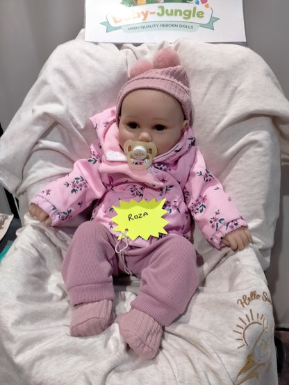 ROZA Beautiful reborn doll girl. Nicely Weighted to 6lbs 2.7kgs 18" 46cm - Default Title