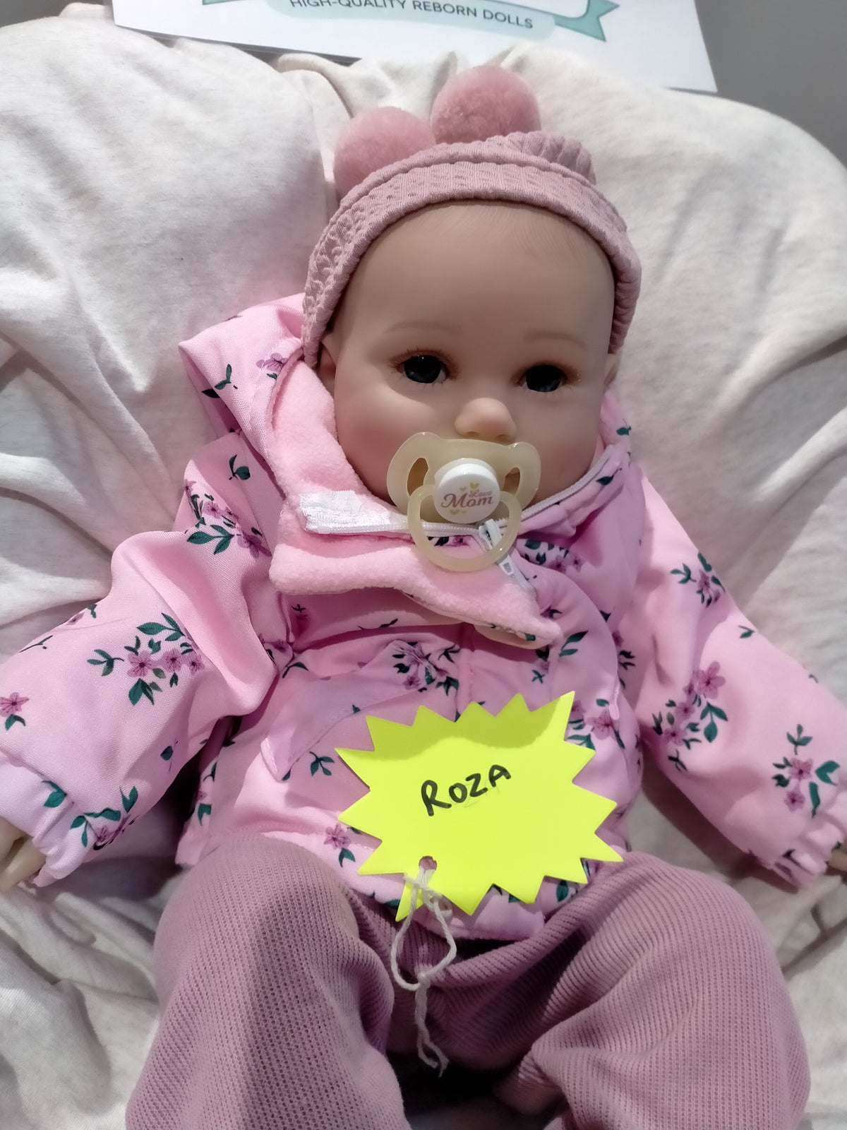 ROZA Beautiful reborn doll girl. Nicely Weighted to 6lbs 2.7kgs 18" 46cm - Default Title