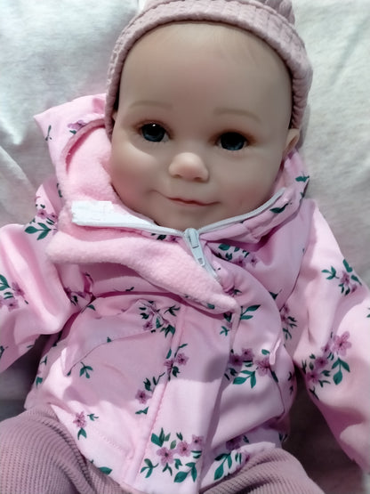 ROZA Beautiful reborn doll girl. Nicely Weighted to 6lbs 2.7kgs 18" 46cm - Default Title