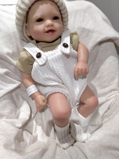 JERRY Charming reborn doll Boy. Nicely Weighted to 4.5lbs 2kgs 16" 41cm