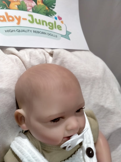JERRY Charming reborn doll Boy. Nicely Weighted to 4.5lbs 2kgs 16" 41cm